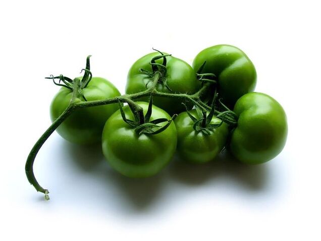 tomates verdes para o tratamento de varices